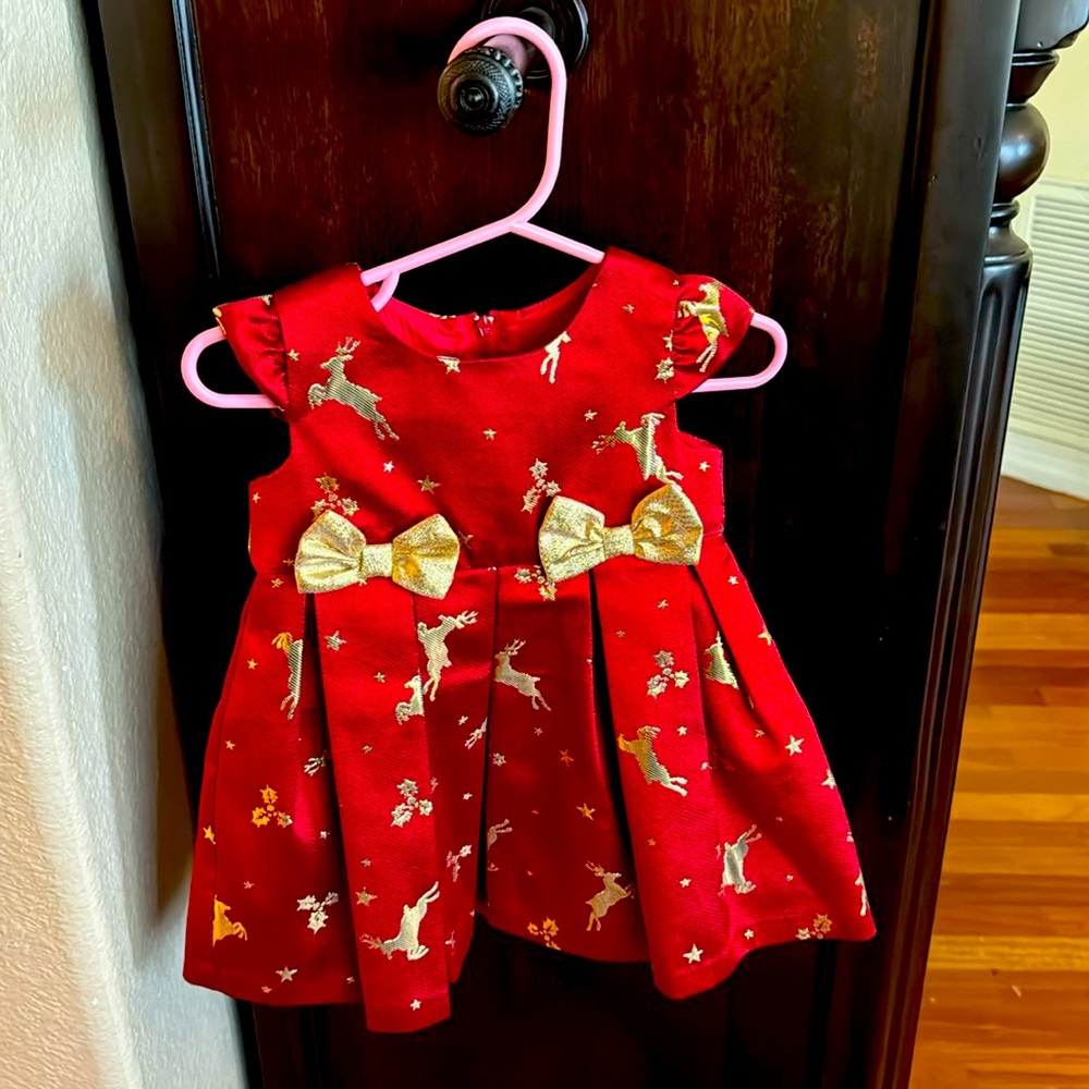 Bonnie baby Christmas dress for baby